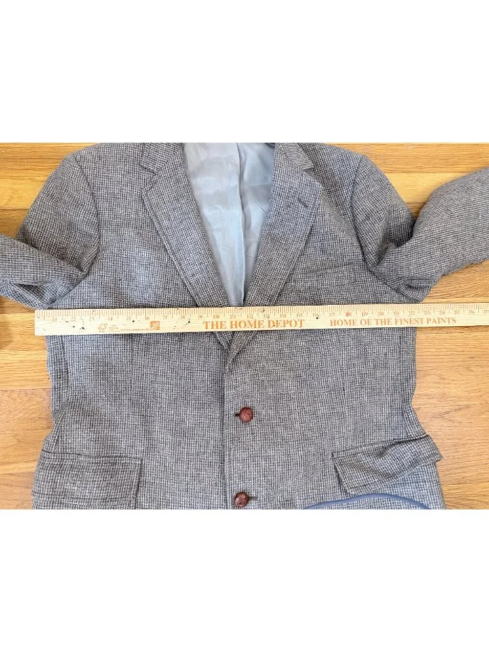 Microtweed Ivy League Sherlock Holmes Wool Blazer Sportcoat VTG 44
